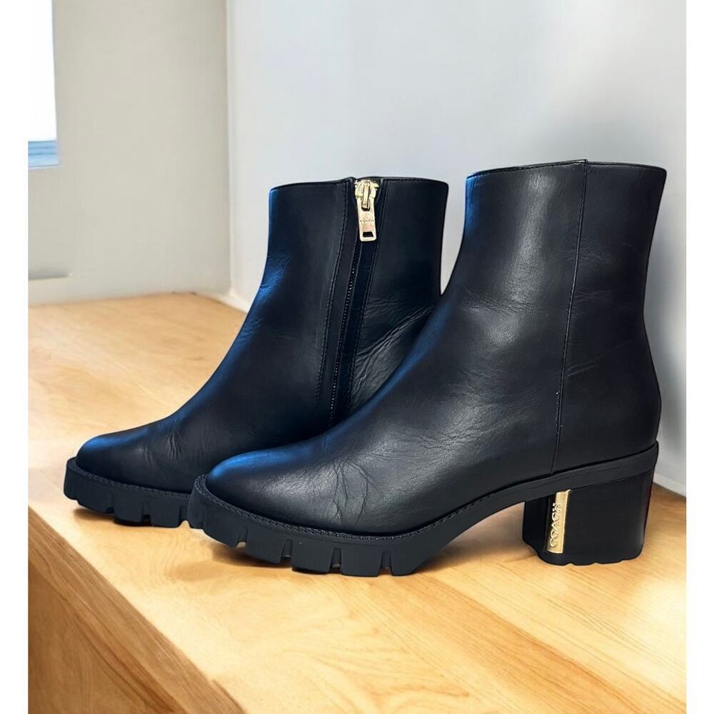 Coach C5910 Chrissy Leather Bootie Size 6.5